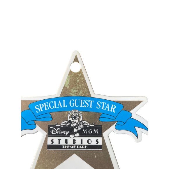 Rare Disney MGM Studios 1989 Special Guest STAR Steve Alcorn Imagineering Badge - Picture 2 of 5